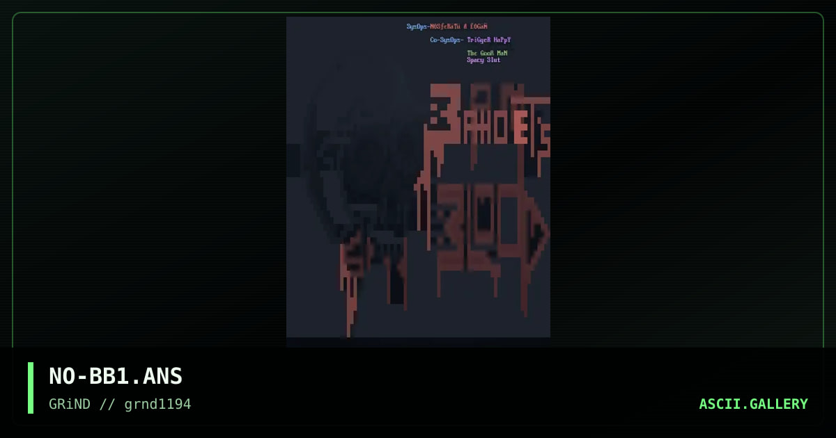 NO-BB1.ANS, by nosferatu, 1994