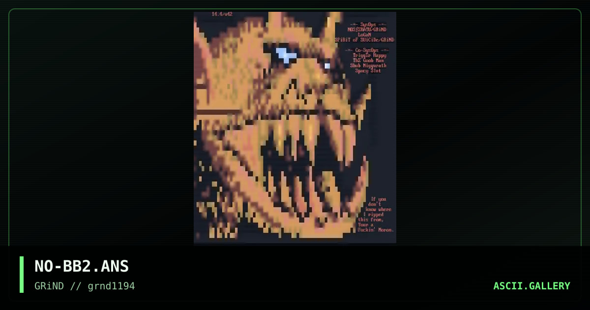 NO-BB2.ANS, by nosferatu, 1994