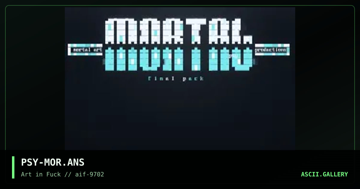mortal logo, by lord autopsy, 1997