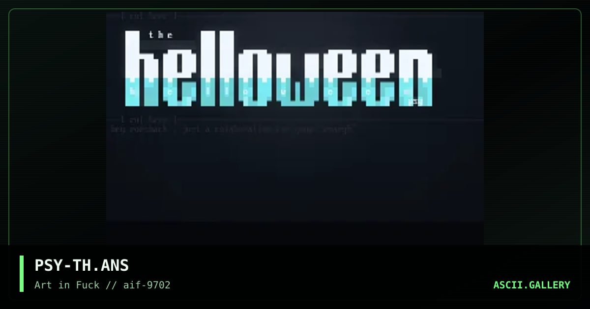 the helloween emargh, by lord autopsy, 1997