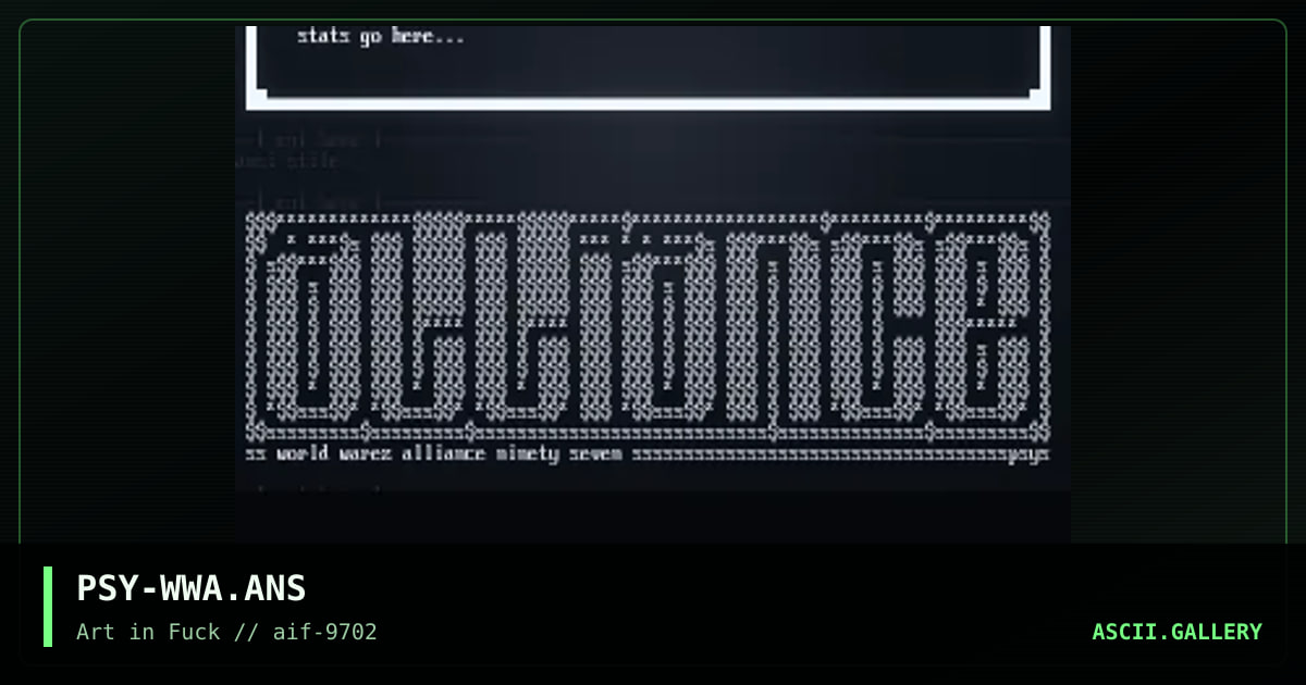 world warez alliance requests.., by lord autopsy, 1997