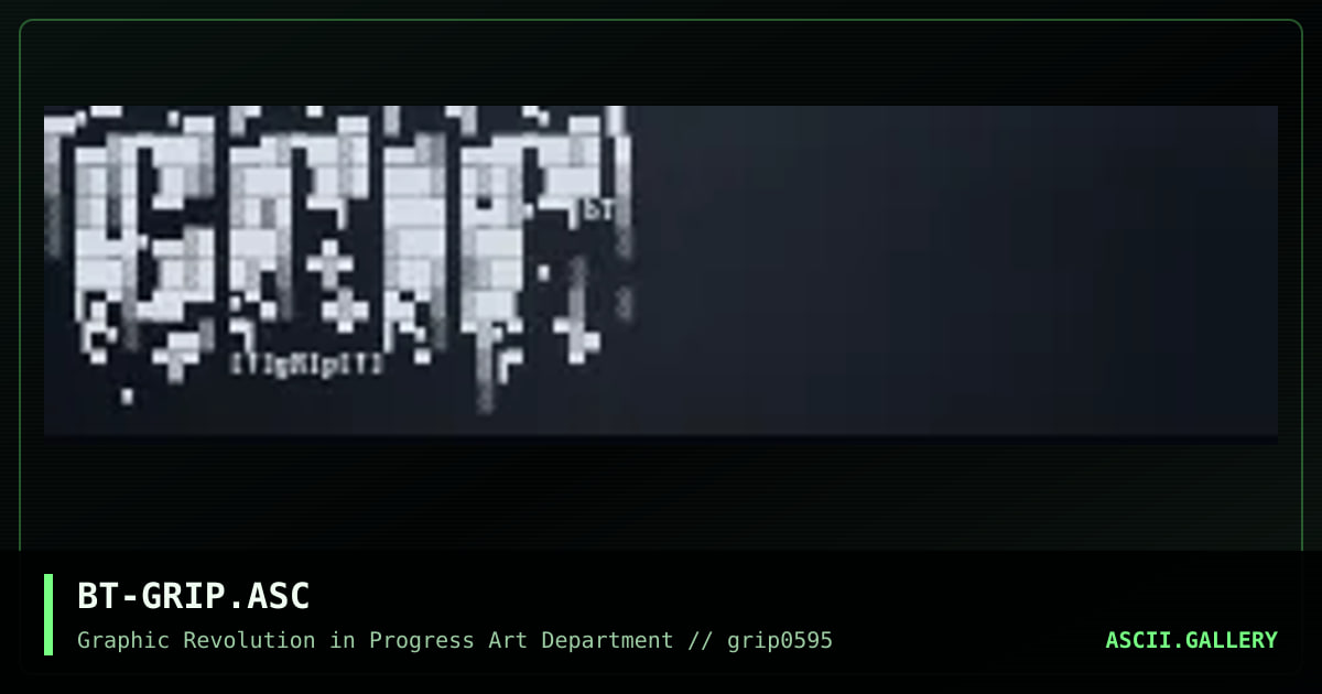 Grip DIZ, by bibitte, 1995
