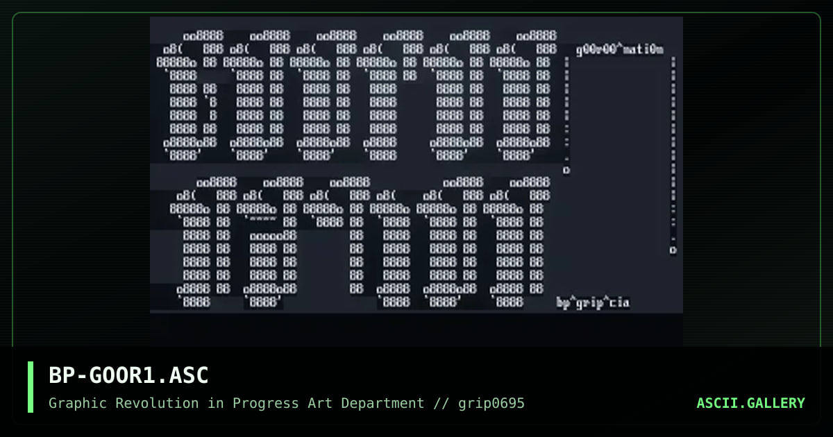 g00r00 nati0n, by bigge pif, 1995