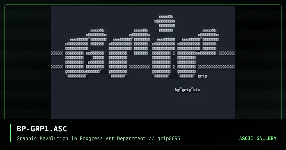 Grip, by bigge pif, 1995