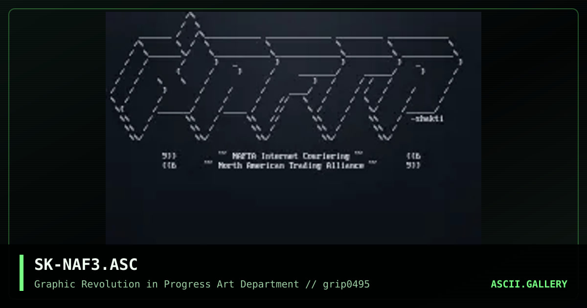 Nafta Couriering, by shakti, 1995