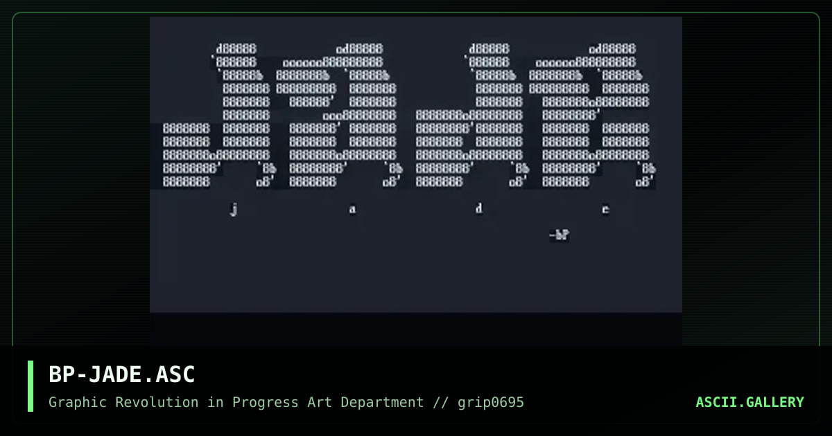 Jade, by bigge pif, 1995