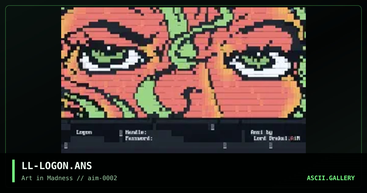 LL-LOGON.ANS, by lord drakul, 1994