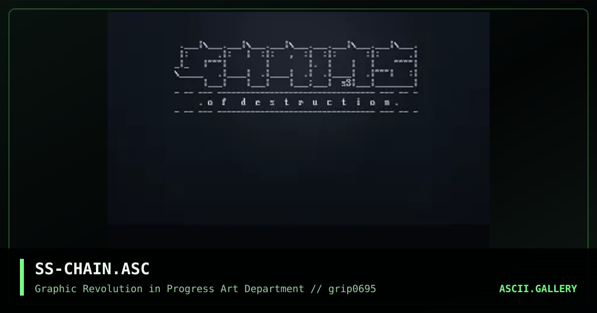 Chains of Destruction, by slipstream, 1995