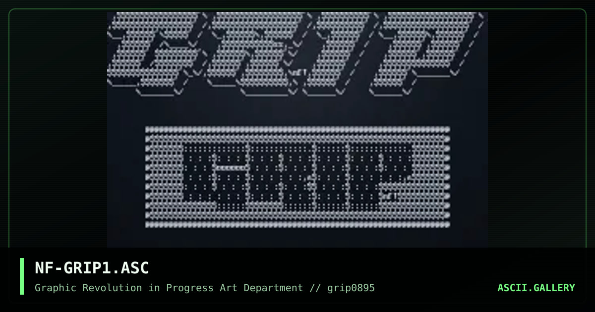 GRiP asc's, by infinity, 1995
