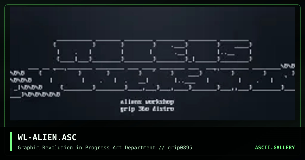 Aliens Workshop, by warlord, 1995