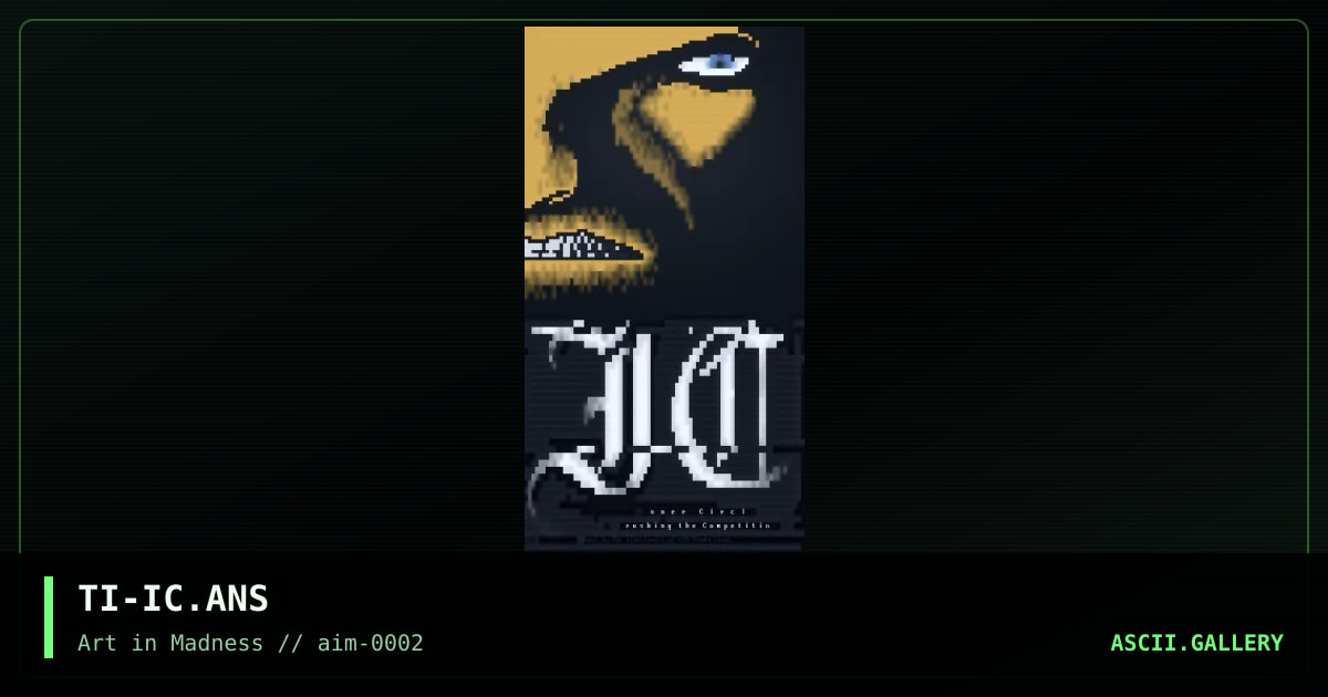 TI-IC.ANS, by the illusionist, 1994