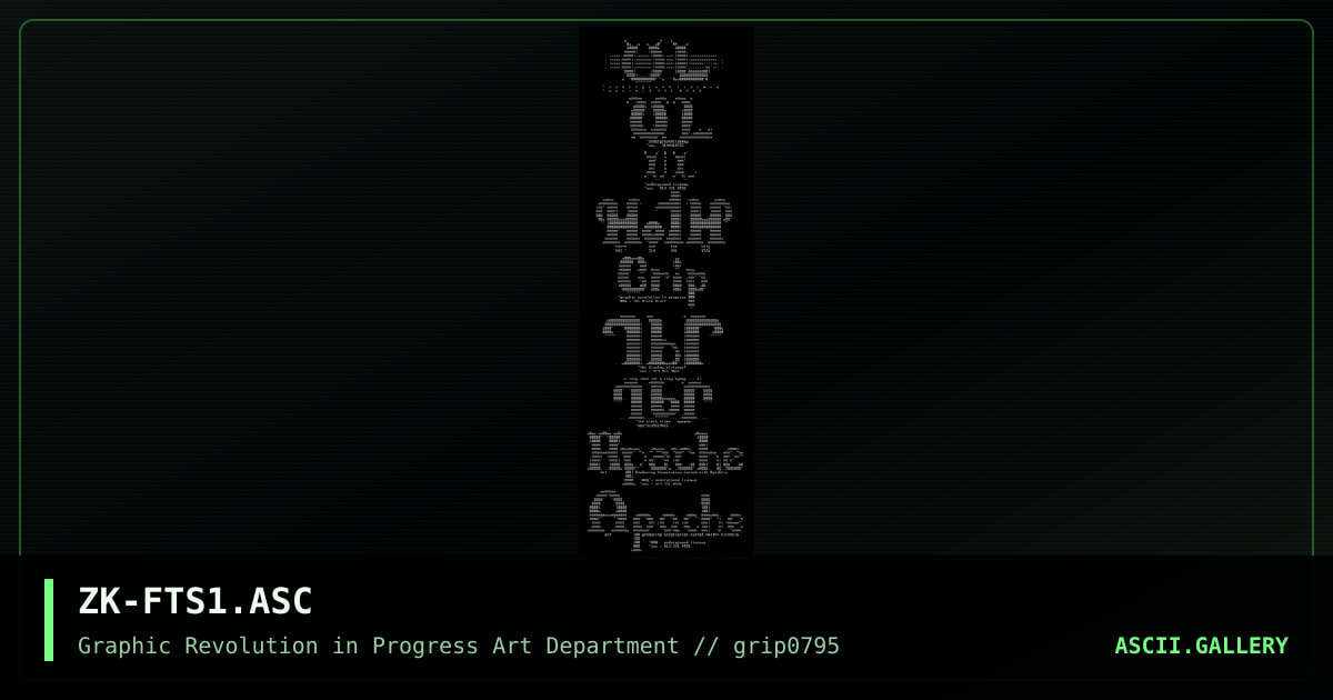 lotsa asskey fonts..., by zarkon, 1995