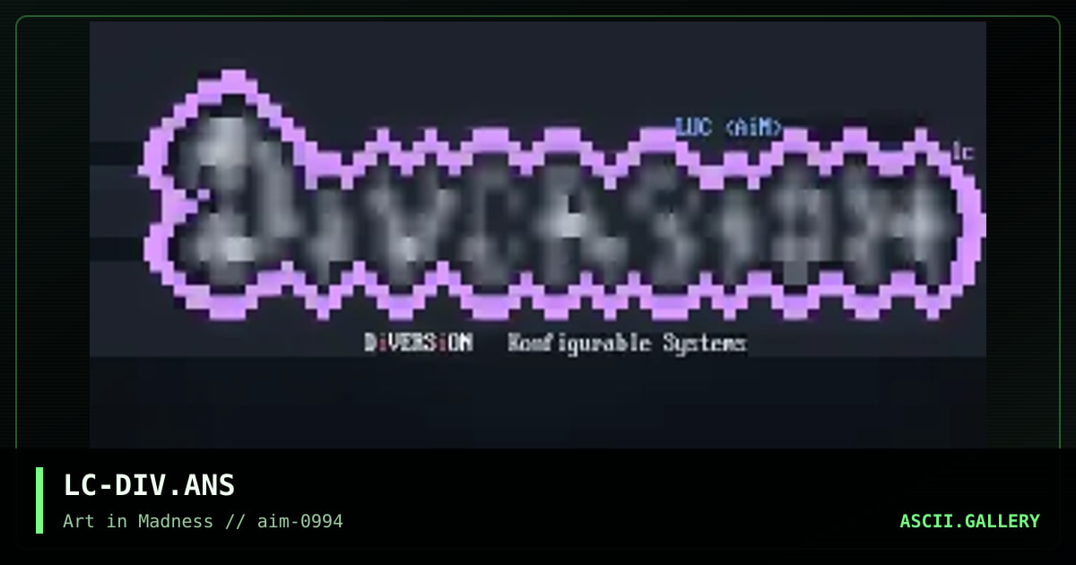 LC-DIV.ANS, by luc, 1994