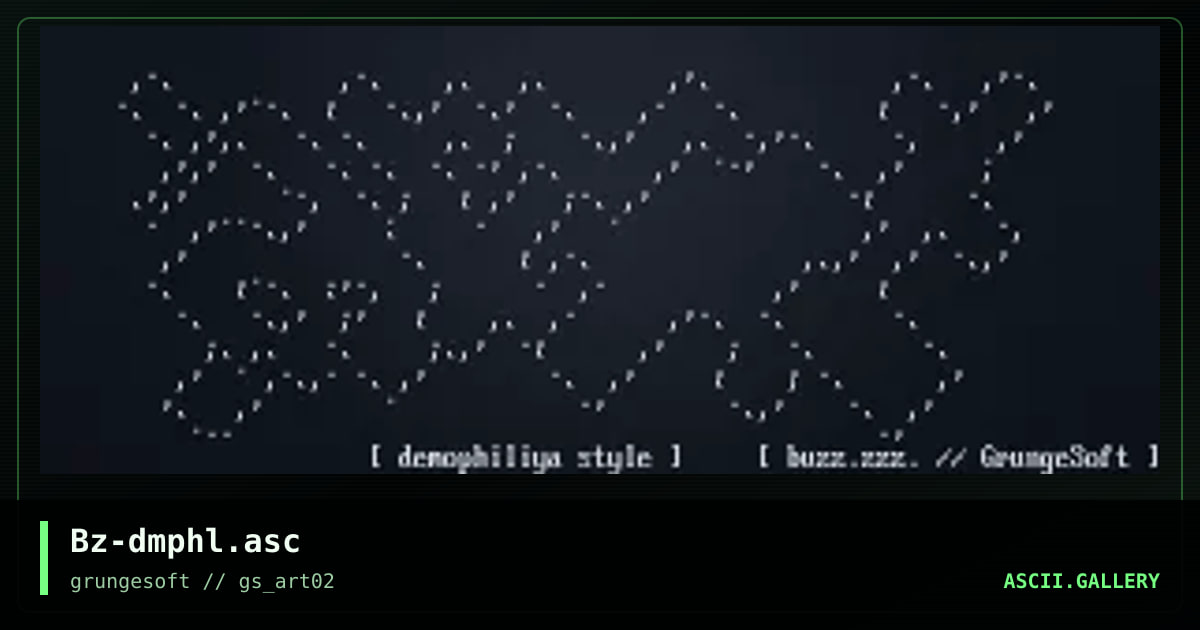 Bz-dmphl.asc, by buzz zzz, 1998