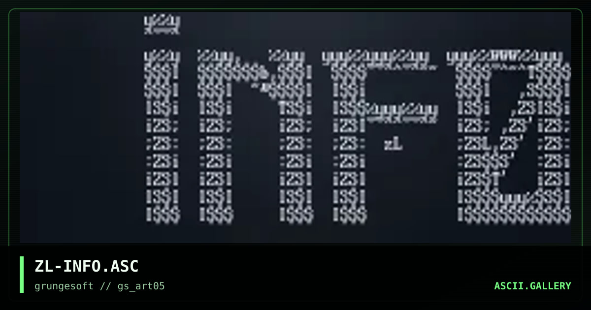 ZL-INFO.ASC, by zombie lead, 1999