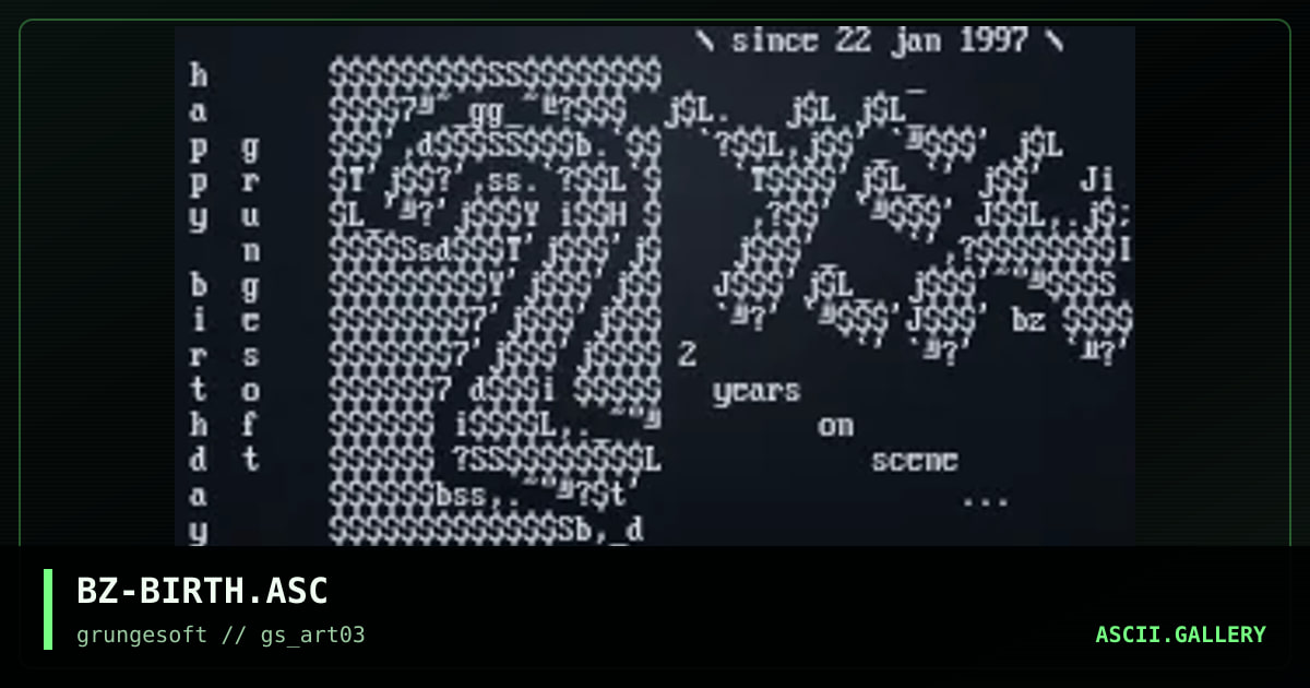 BZ-BIRTH.ASC, by buzz zzz, 1999