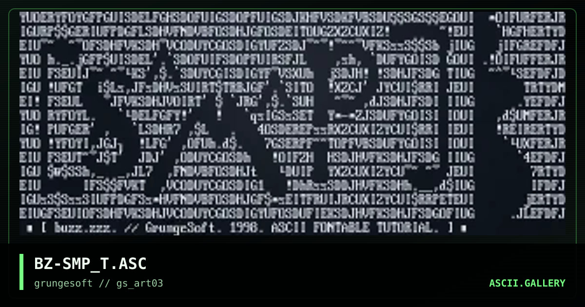 BZ-SMP_T.ASC, by buzz zzz, 1999