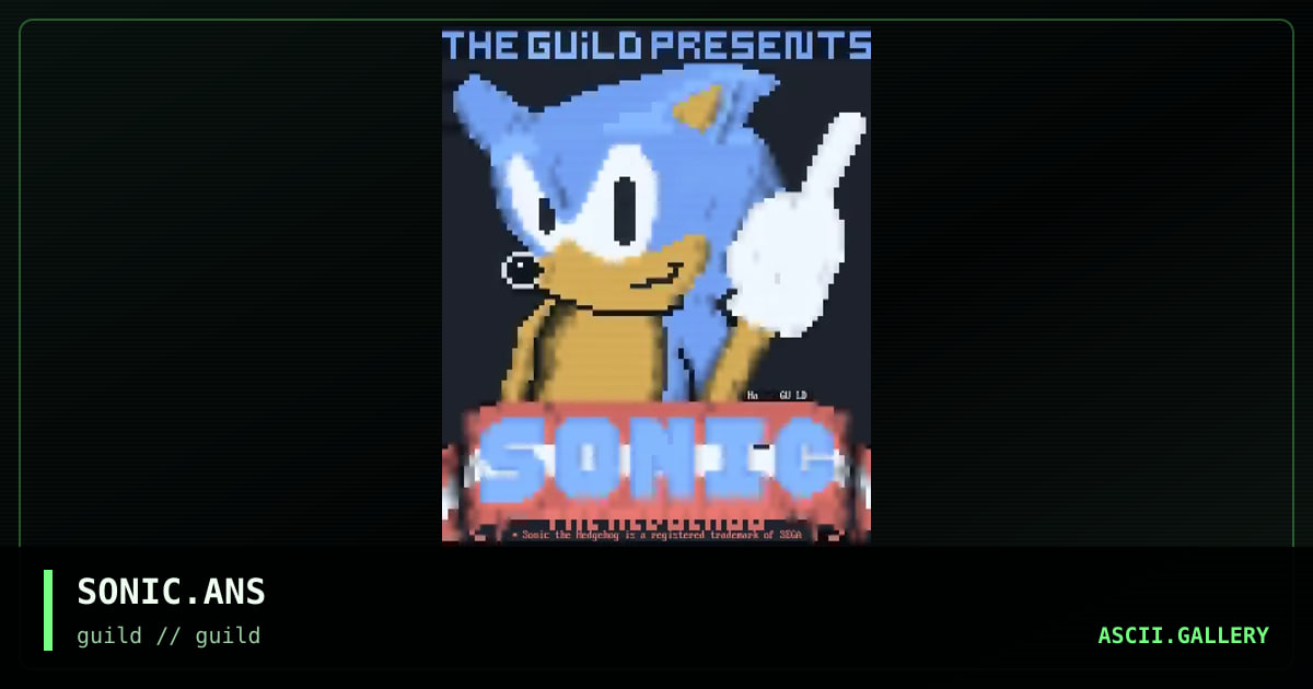 SONIC.ANS, by havoc, 1998