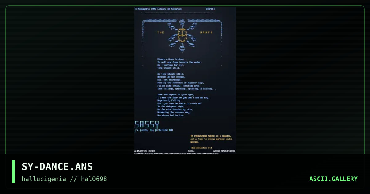 The Dance, by sassy, 1998