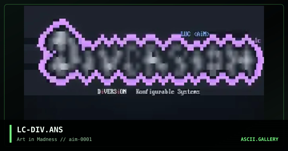 LC-DIV.ANS, by luc, 1994