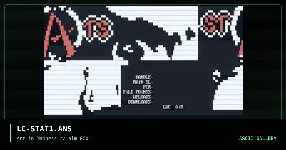 LC-STAT1.ANS, by luc, 1994