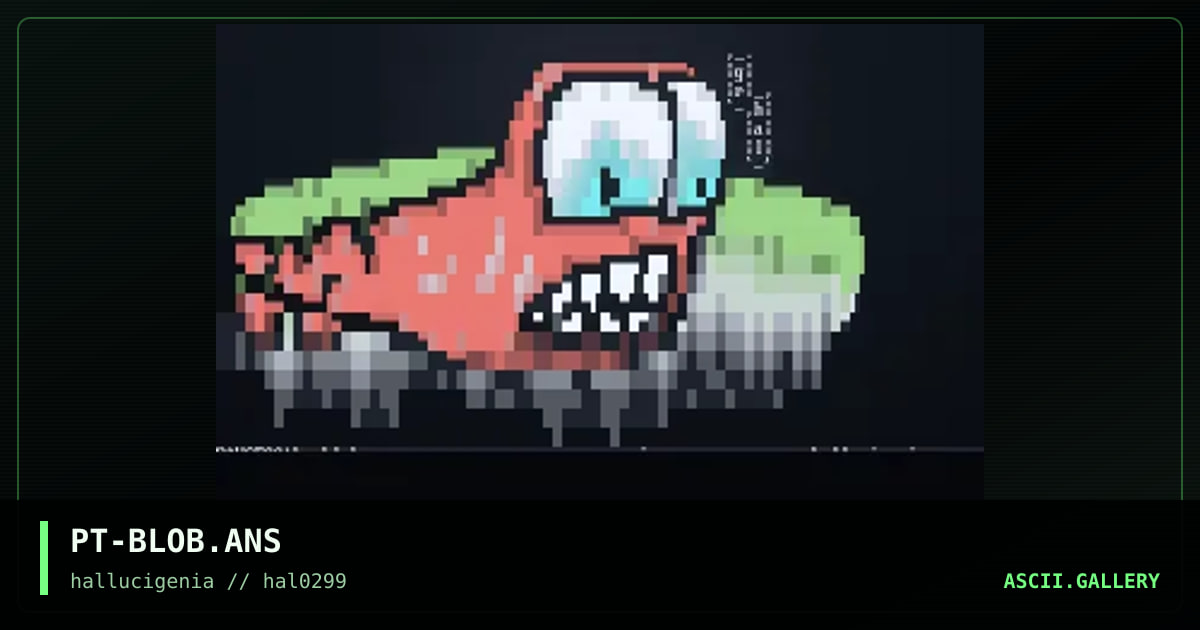 the blob, by produkt, 1999