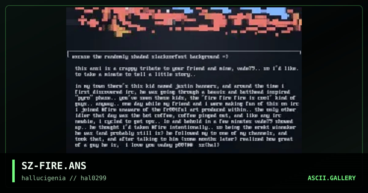 Fire, by slackzor, 1999