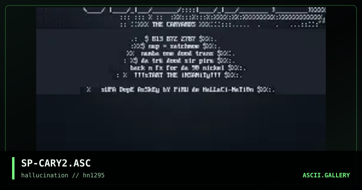 SP-CARY2.ASC, by sir piru, 1995