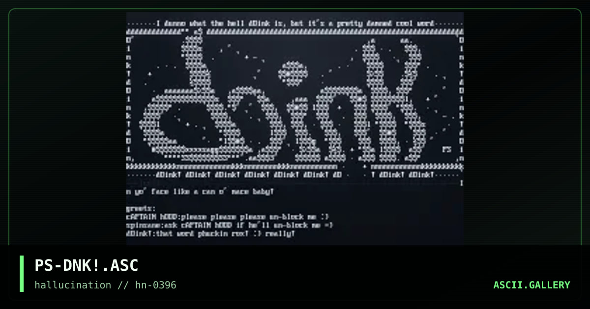 doink, by primordial soup, 1996