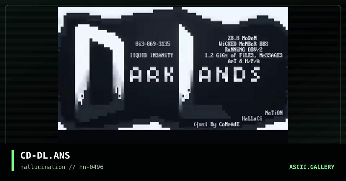 Darklands, by comrade, 1996
