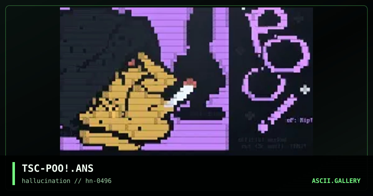 TSC-POO!.ANS, by the shadow caster, 1996