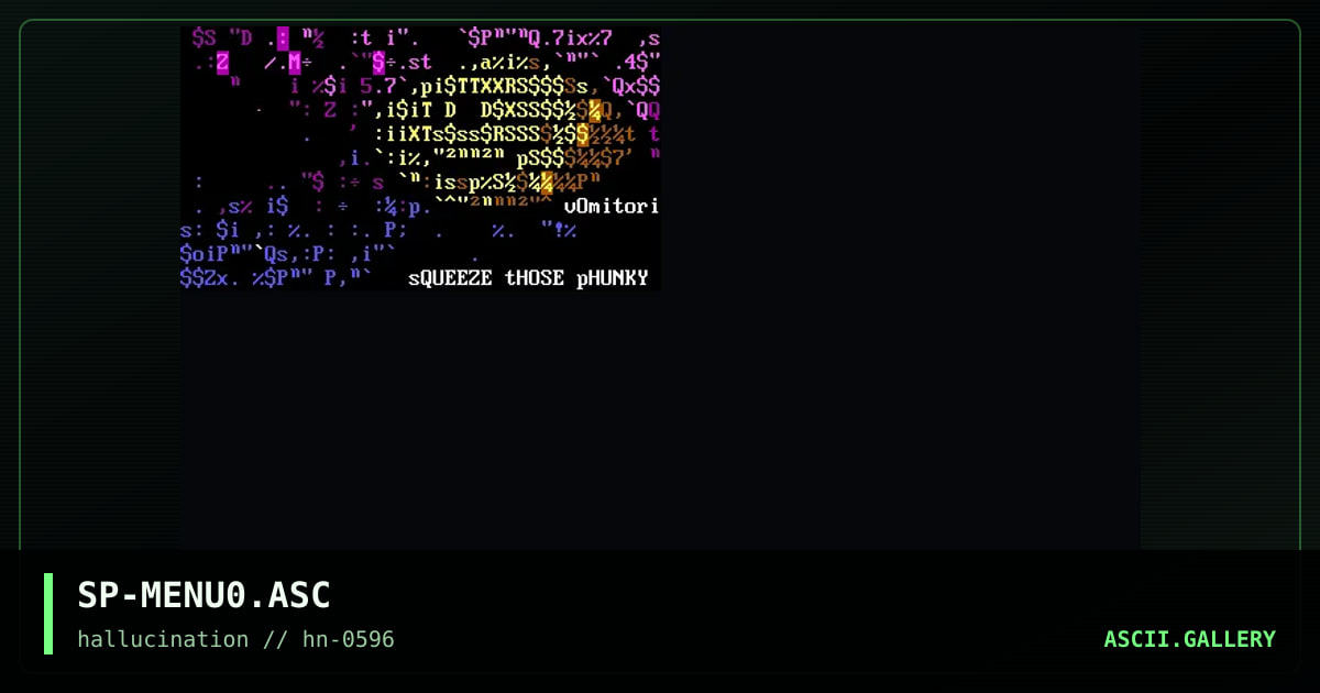 SP-MENU0.ASC, by spinsane, 1996