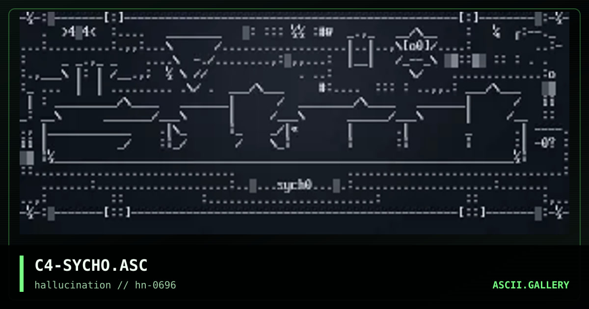 C4-SYCHO.ASC, by cannibal, 1996