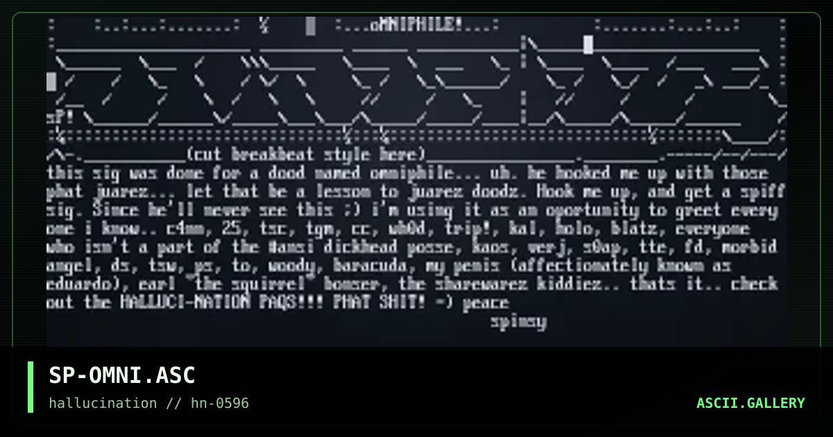 SP-OMNI.ASC, by spinsy, 1996