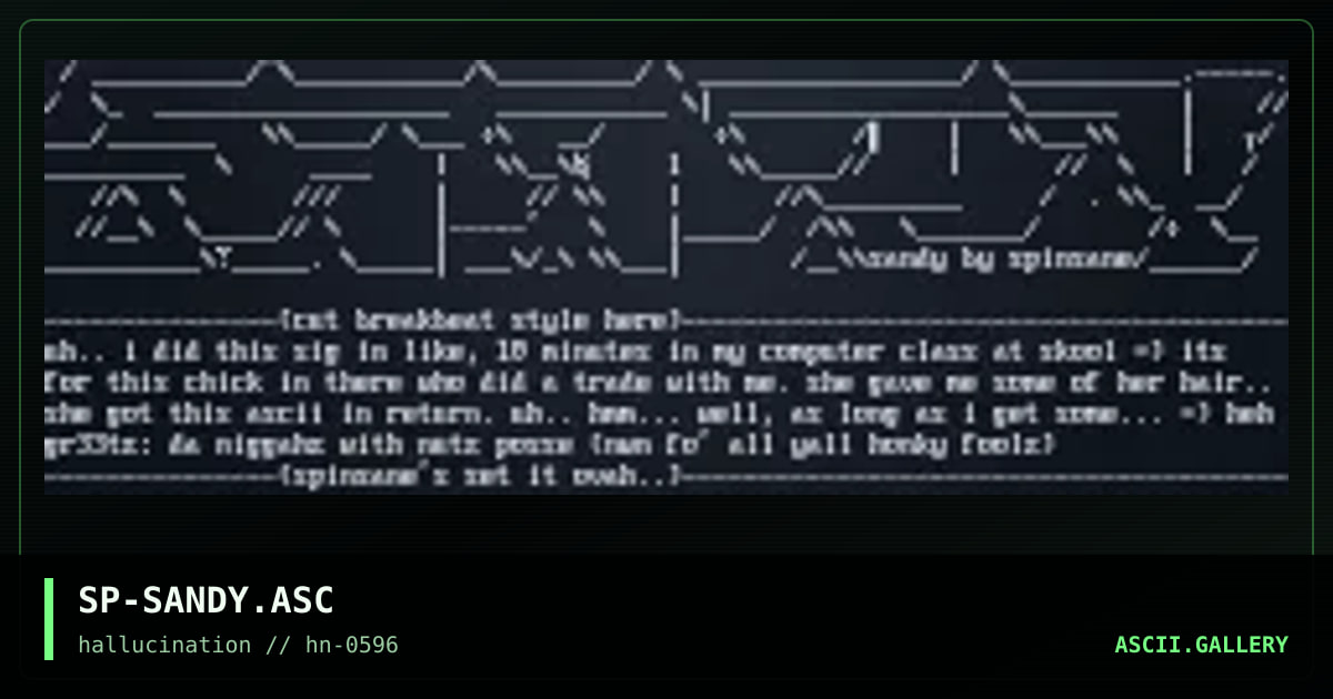 SP-SANDY.ASC, by spinsane, 1996