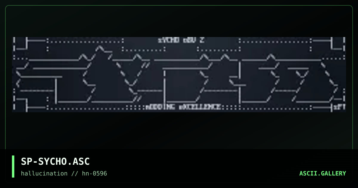 SP-SYCHO.ASC, by spinsane, 1996