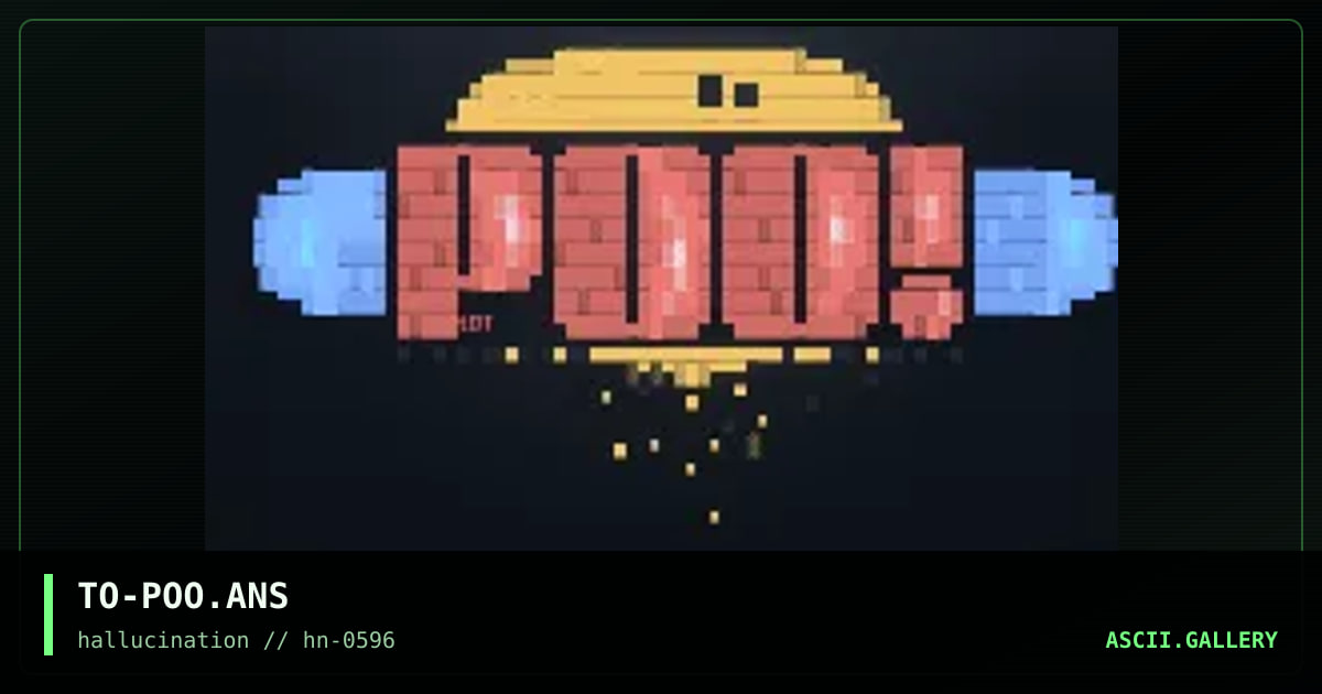 TO-POO.ANS, by toadie, 1996
