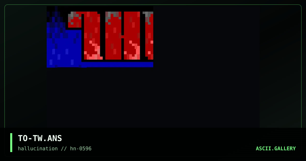 TO-TW.ANS, by toadie, 1996