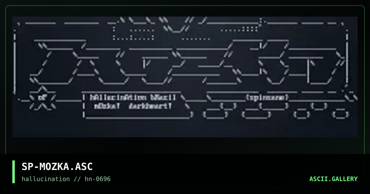 SP-MOZKA.ASC, by spinsane, 1996