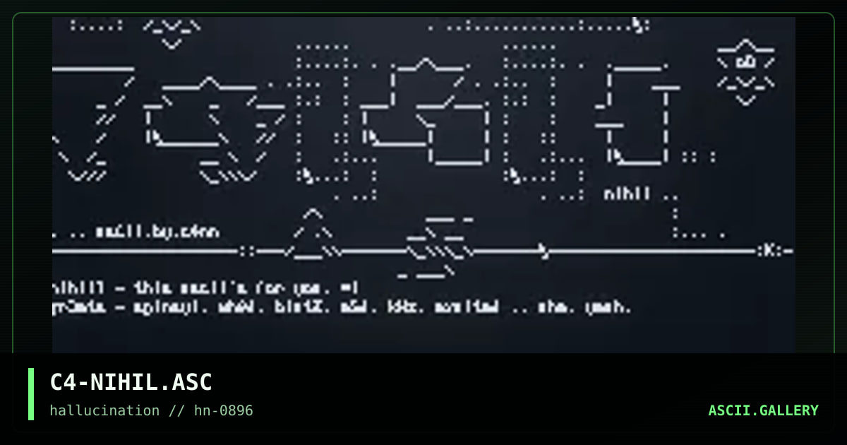 C4-NIHIL.ASC, by cannibal, 1996