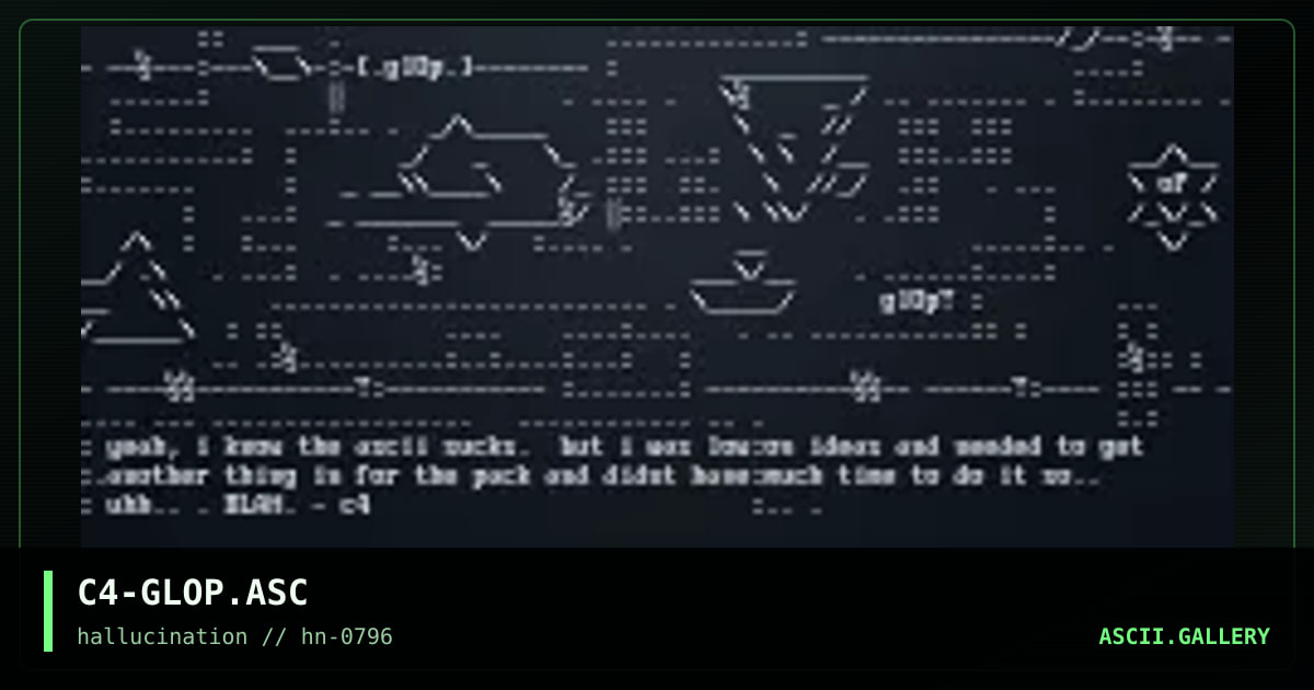 C4-GLOP.ASC, by cannibal, 1996