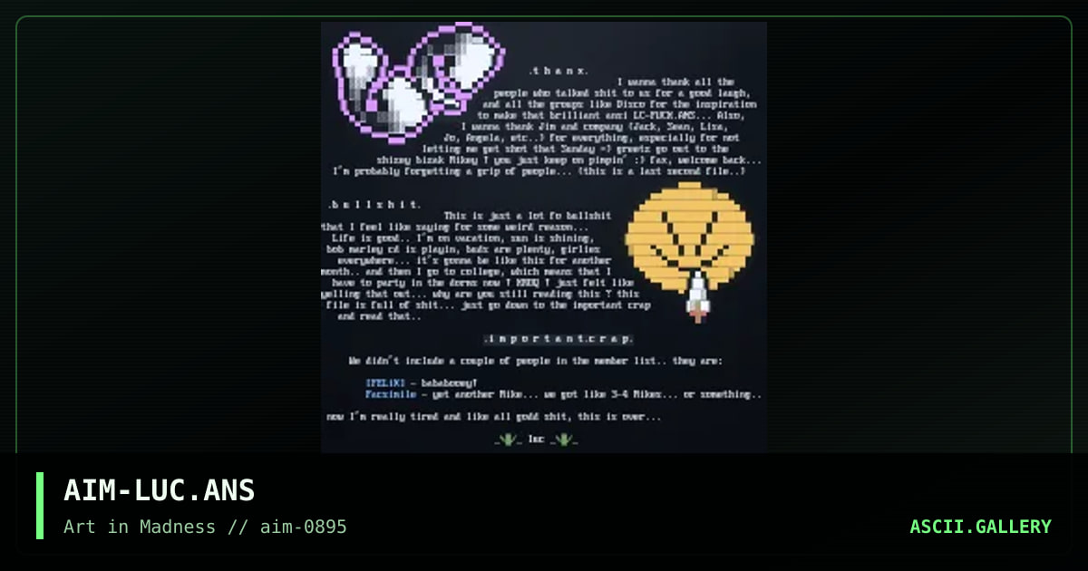 DISCO SUCKS!!!, by luc, 1995