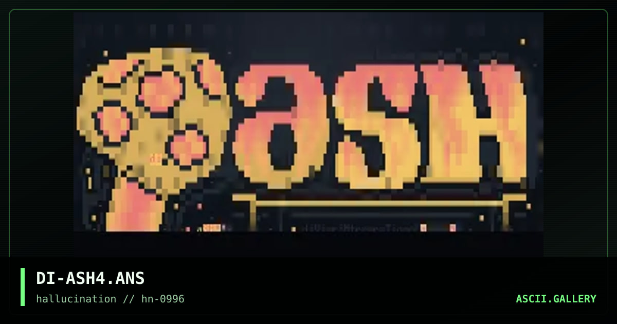 aSH lOGo, by divine intervention, 1996