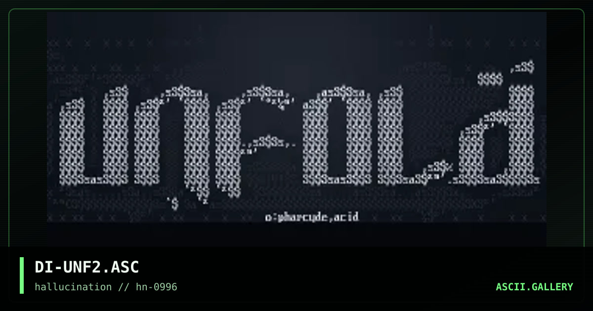 unfold ascii #2 for pharcyde<acid>, by divine intervention, 1996