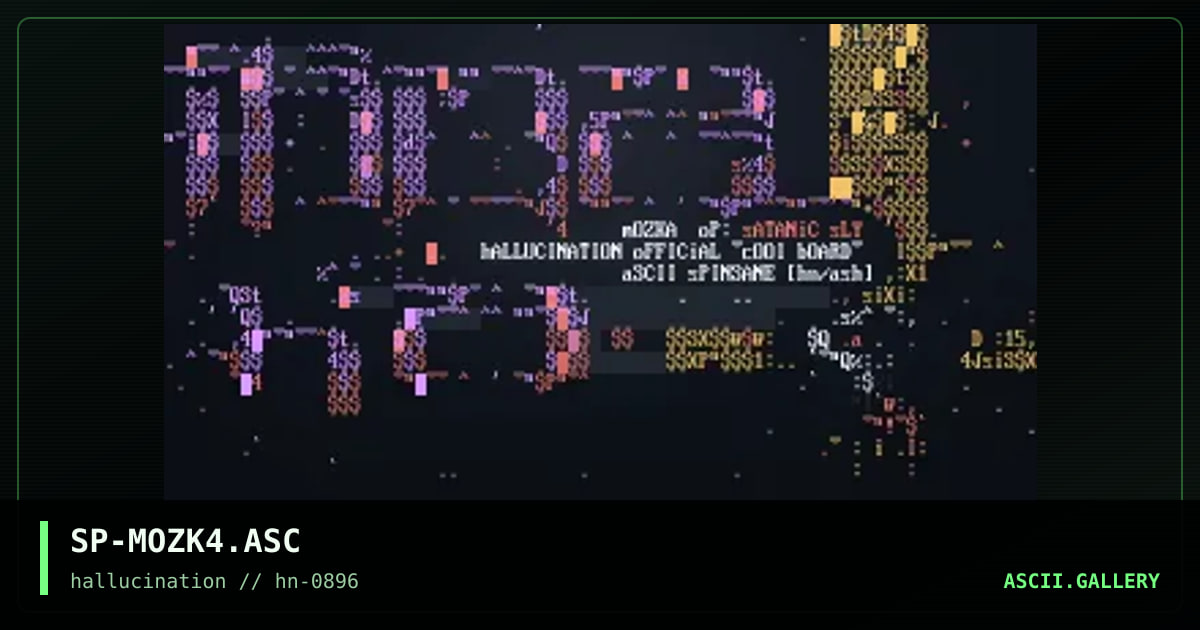 SP-MOZK4.ASC, by spinsane, 1996