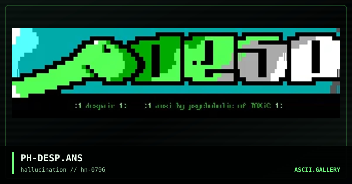 PH-DESP.ANS, by psychoholic, 1996