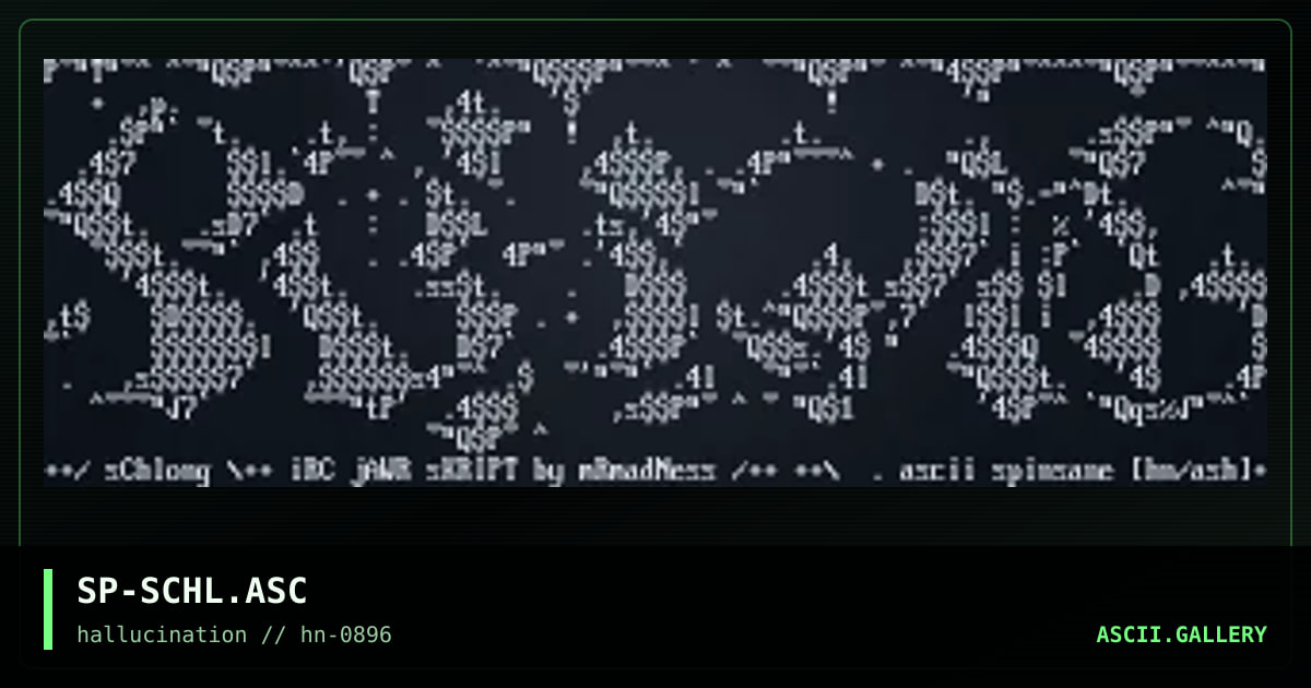 SP-SCHL.ASC, by spinsane, 1996