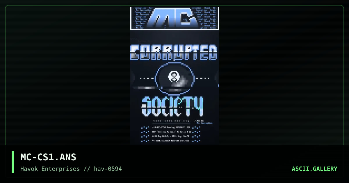 MC-CS1.ANS, by mr corruption, 1994