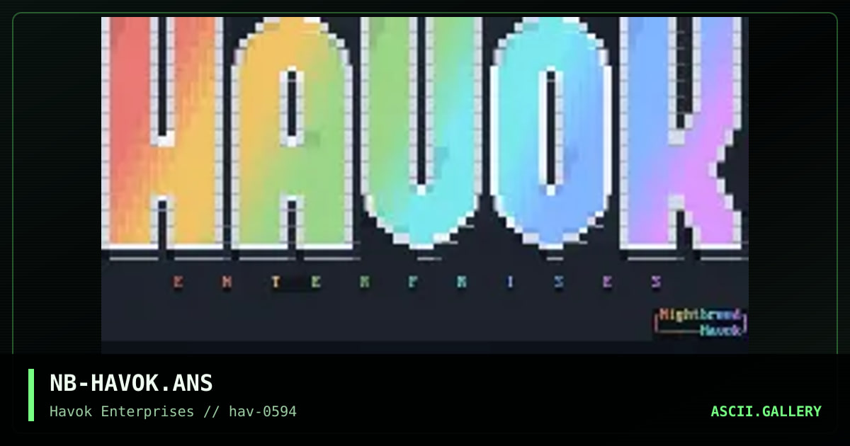 NB-HAVOK.ANS, by untagged, 1994