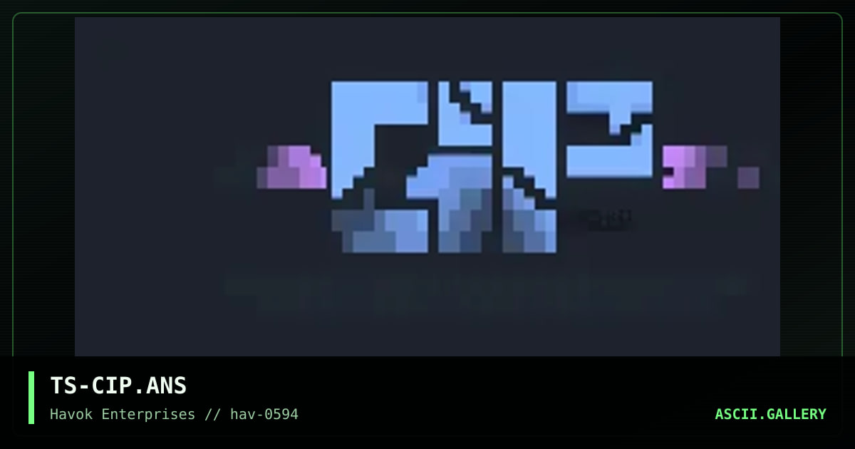 TS-CIP.ANS, by the stalker, 1994